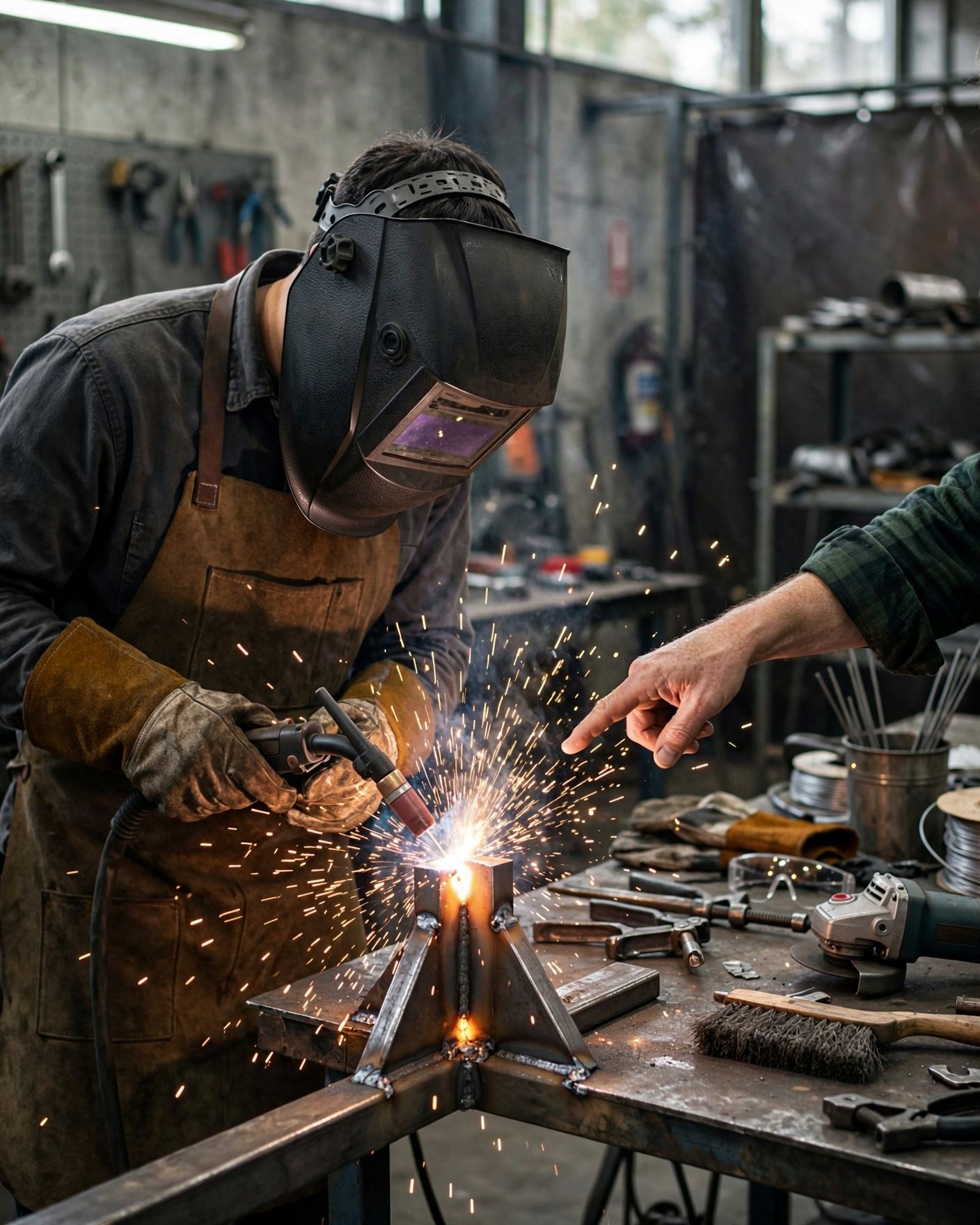 Visualisation: Welding training