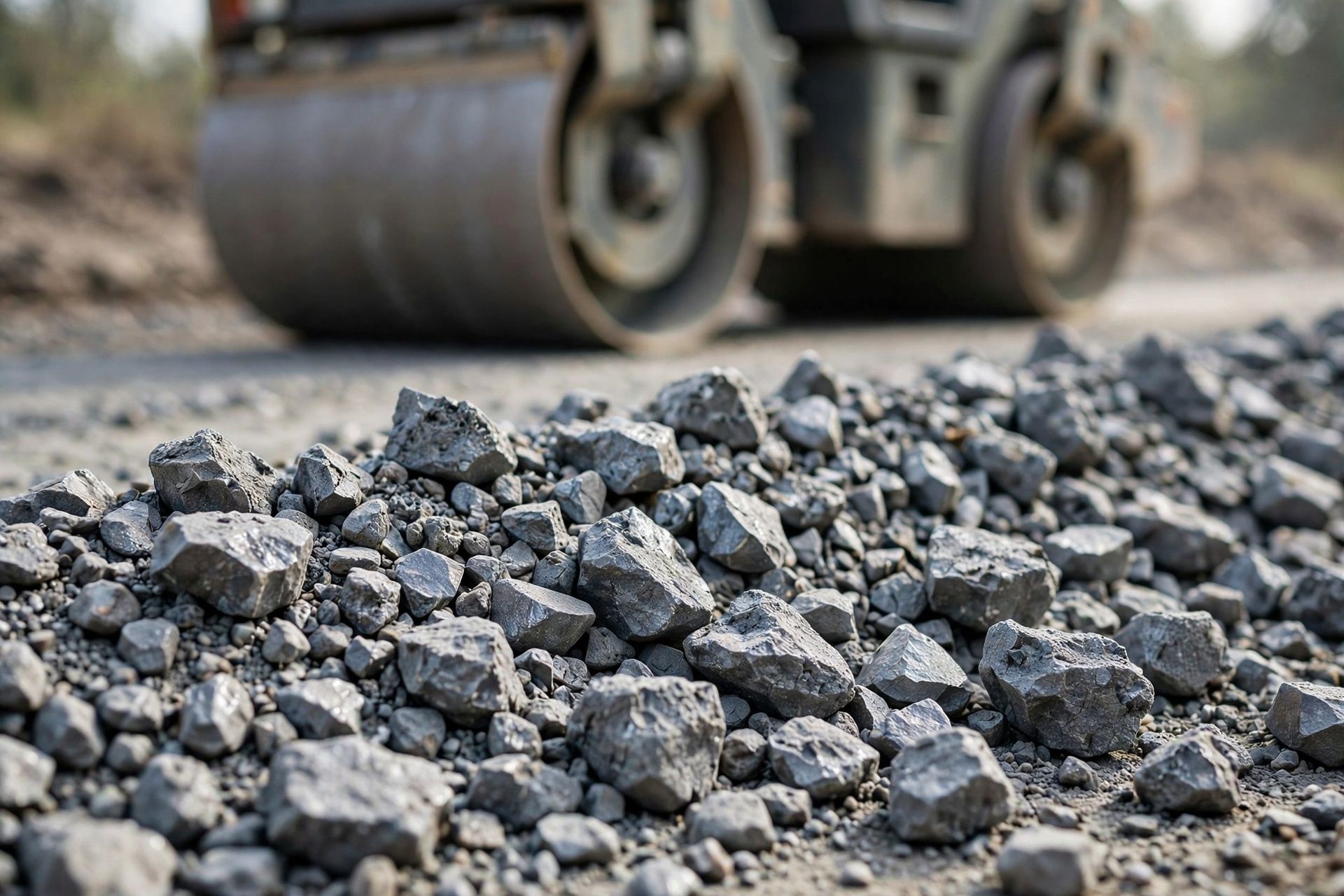 Visualisation: steel-slag aggregate